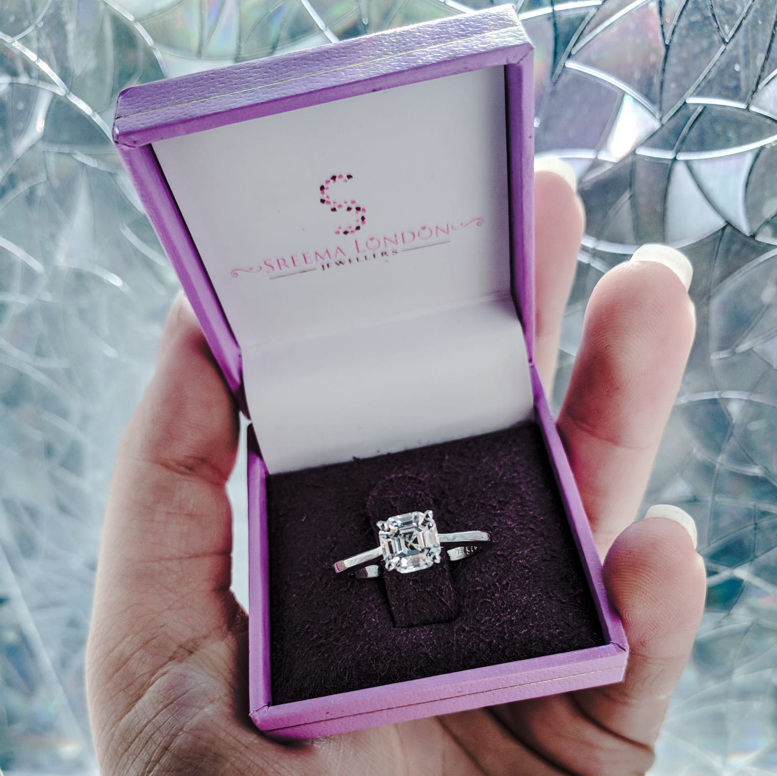 925 Sterling Silver 1.50ct Simulated Diamond Solitaire Engagement Ring size K-S