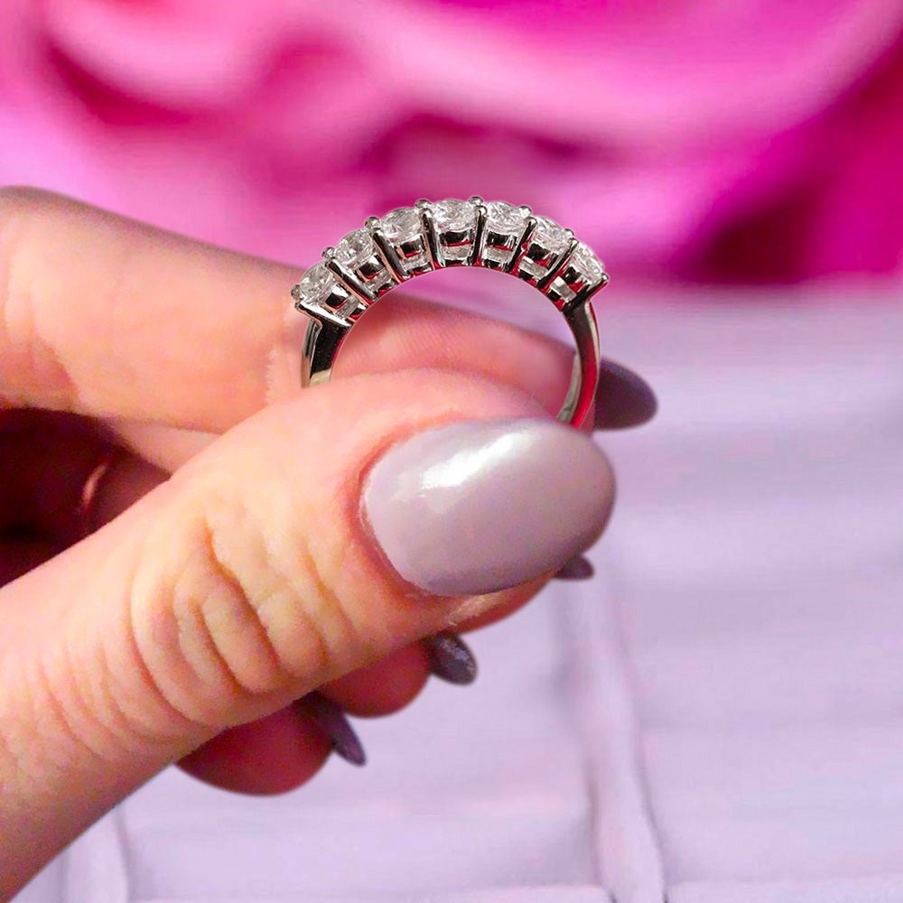 925 Sterling Silver Eternity Wedding Ring