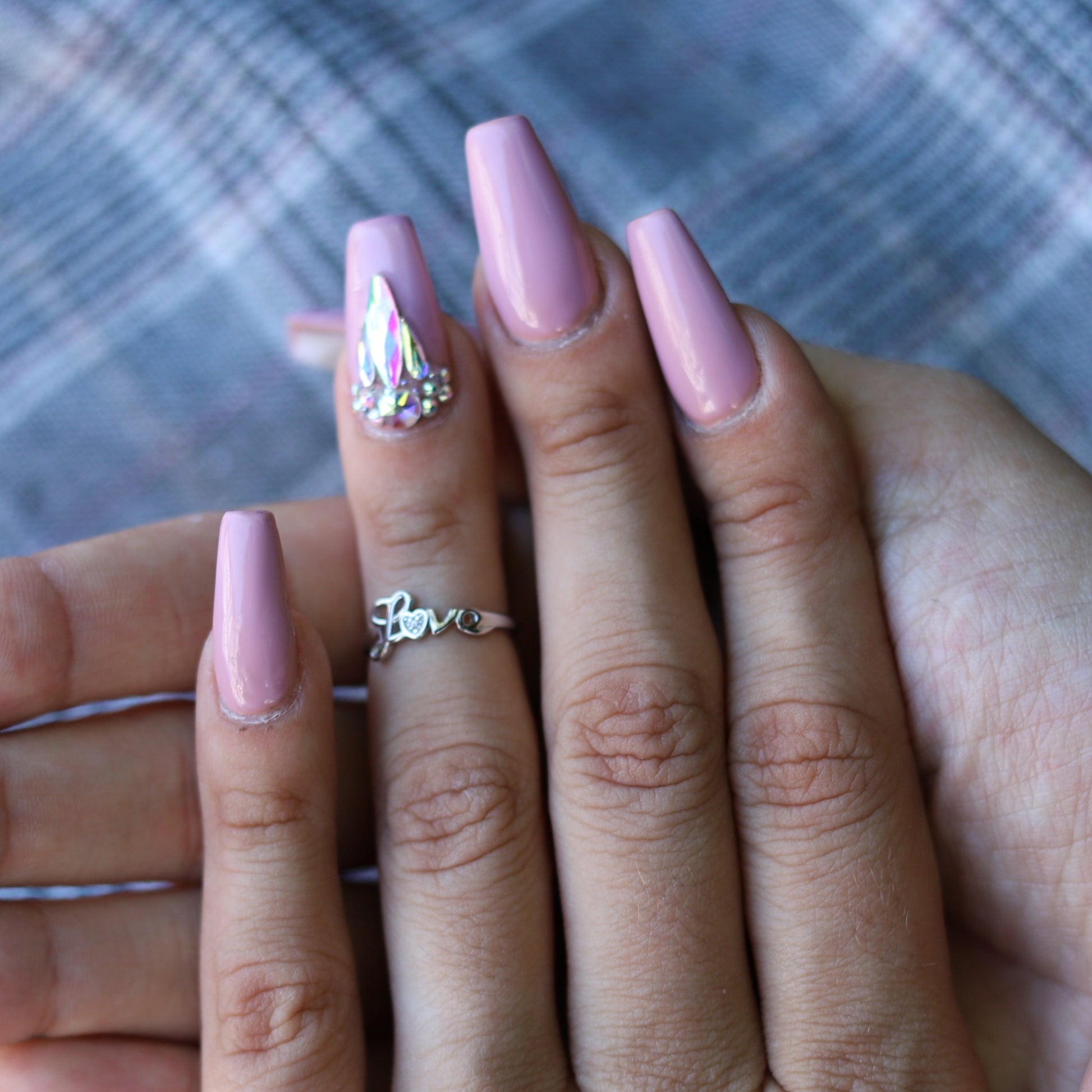 925 Solid Sterling Silver LOVE Adjustable Toe ring