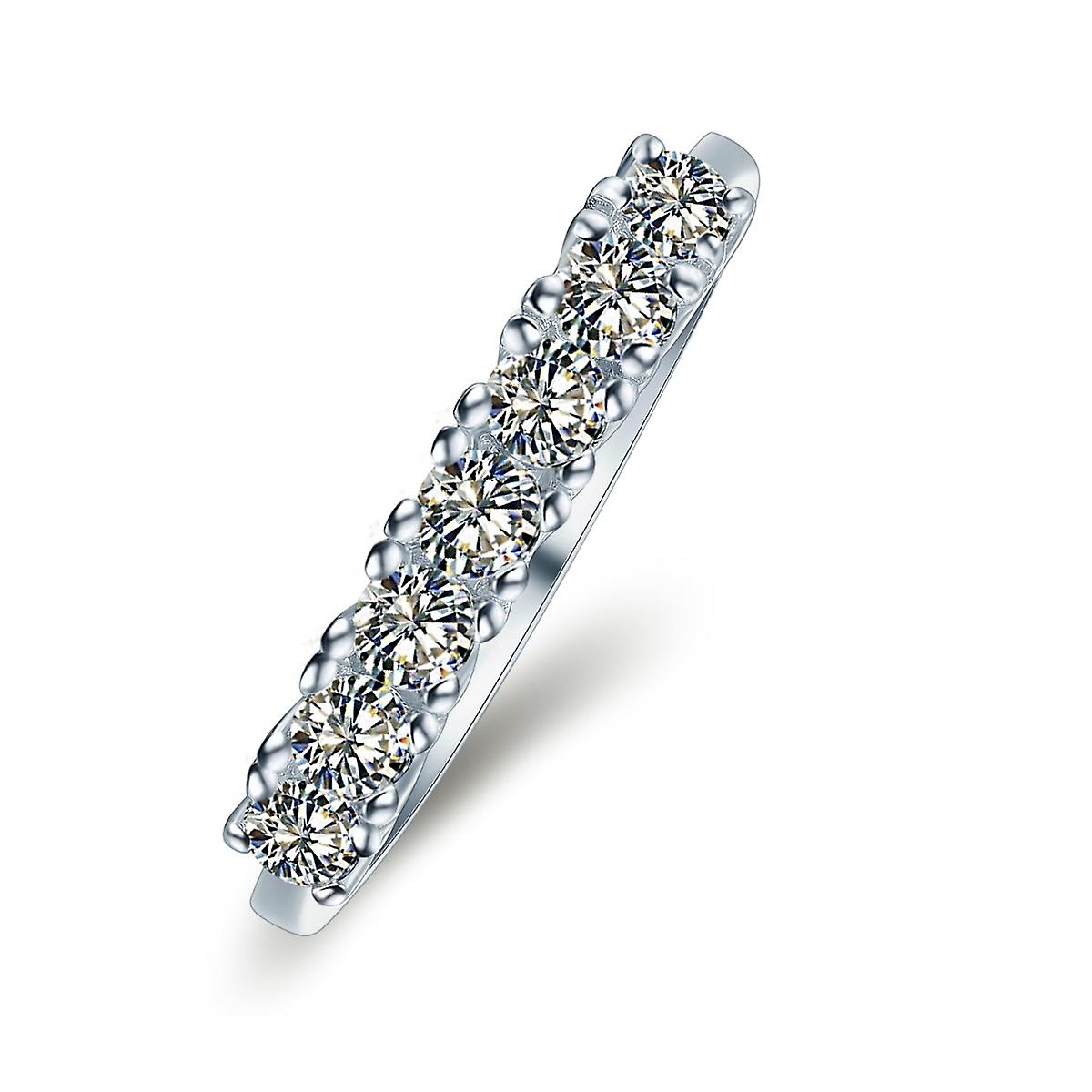 925 Sterling Silver Eternity Wedding Ring