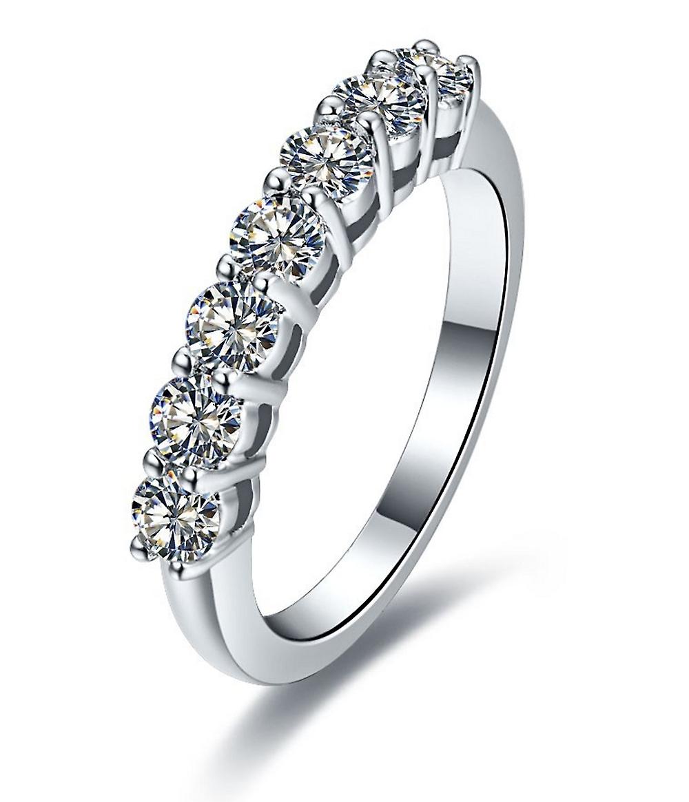 925 Sterling Silver Eternity Wedding Ring