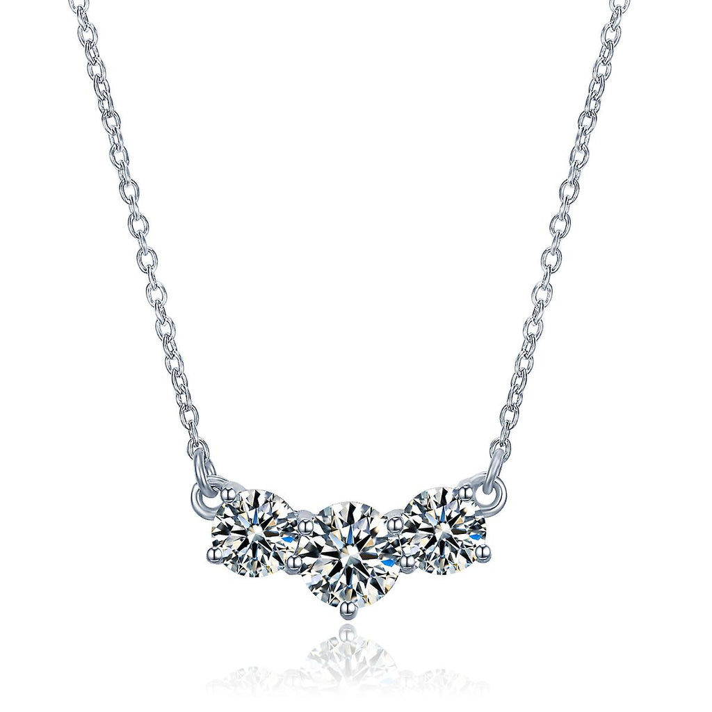 925 Sterling Silver Solitaire Pendant Necklace